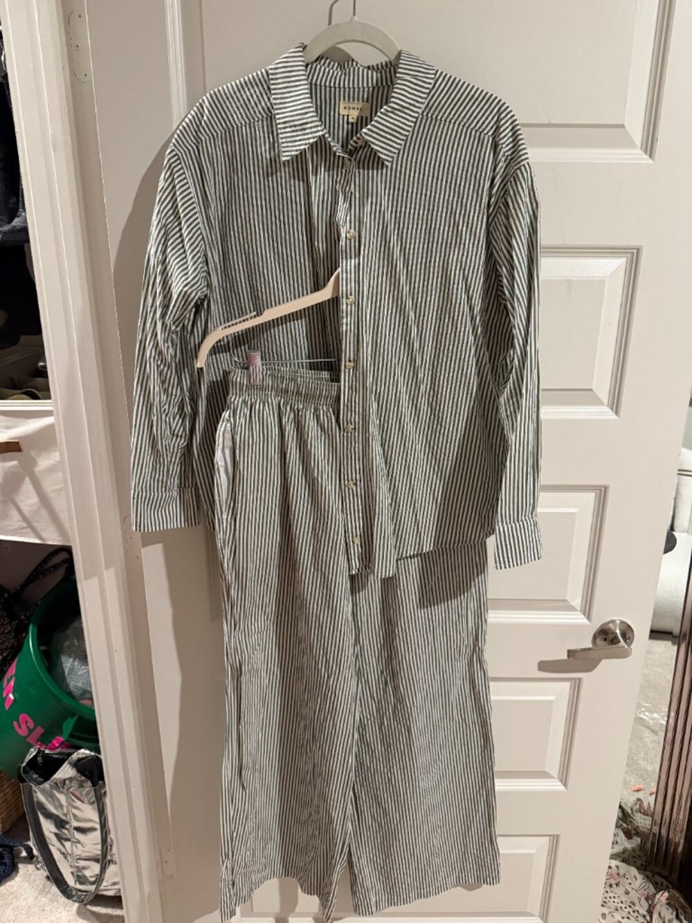 DONNI The Pop Stripe Drawstring Pant - Picture 3 of 3